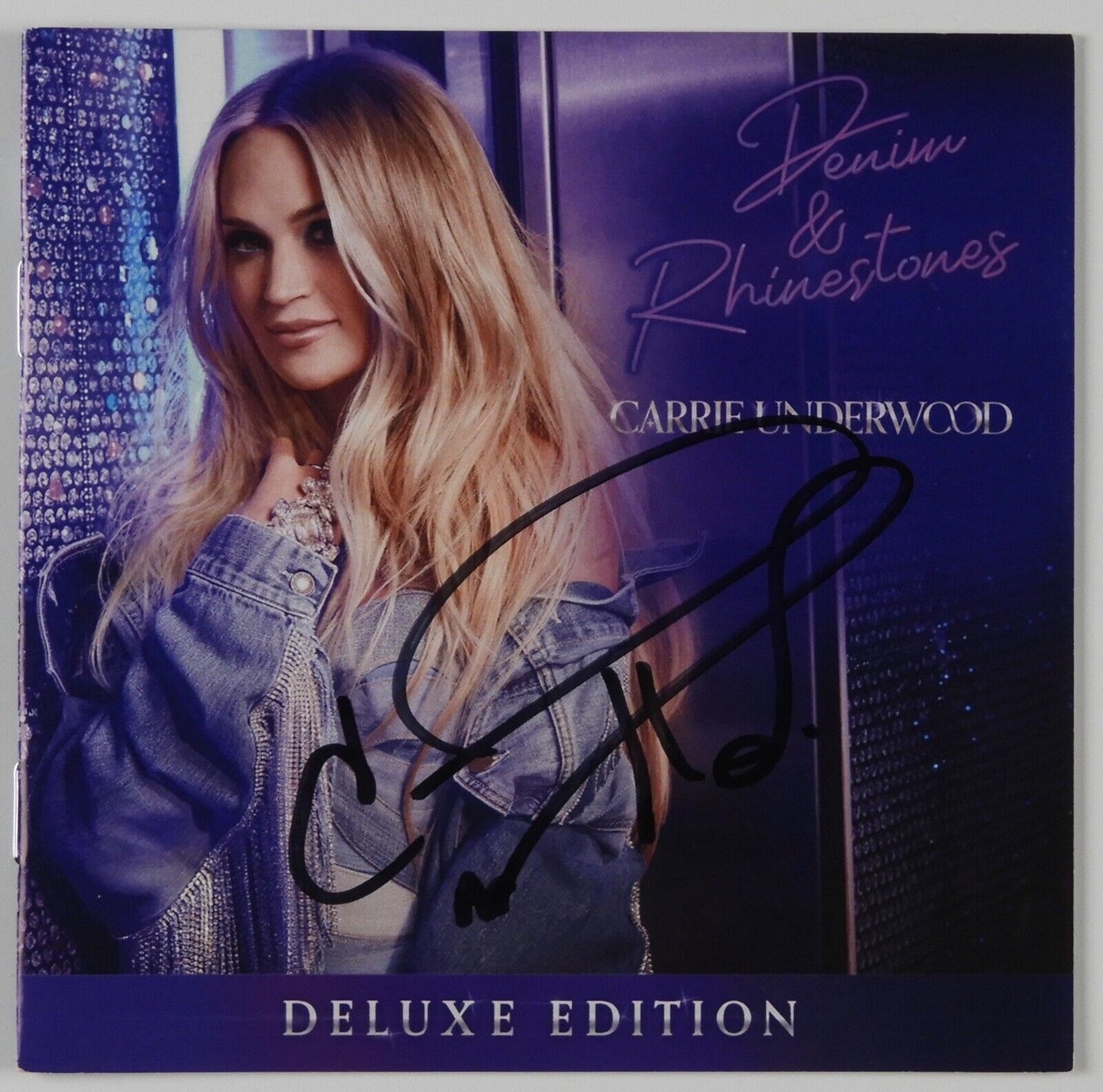 Carrie Underwood JSA signed autograph CD Booklet Denim & Rhinestones