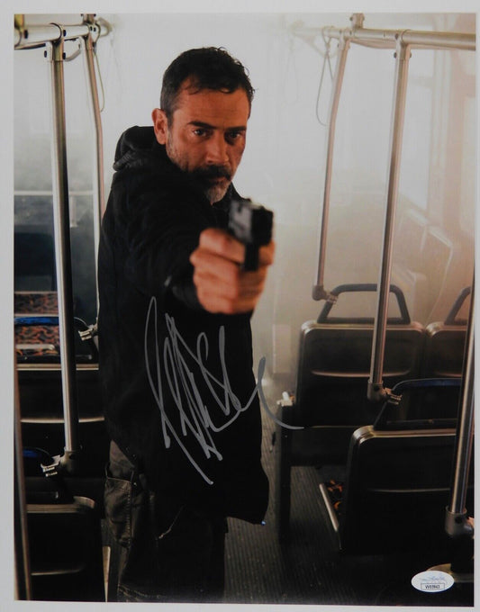 Jeffrey Dean Morgan Walking Dead Negan Autograph JSA 11 x 14 Signed Photo