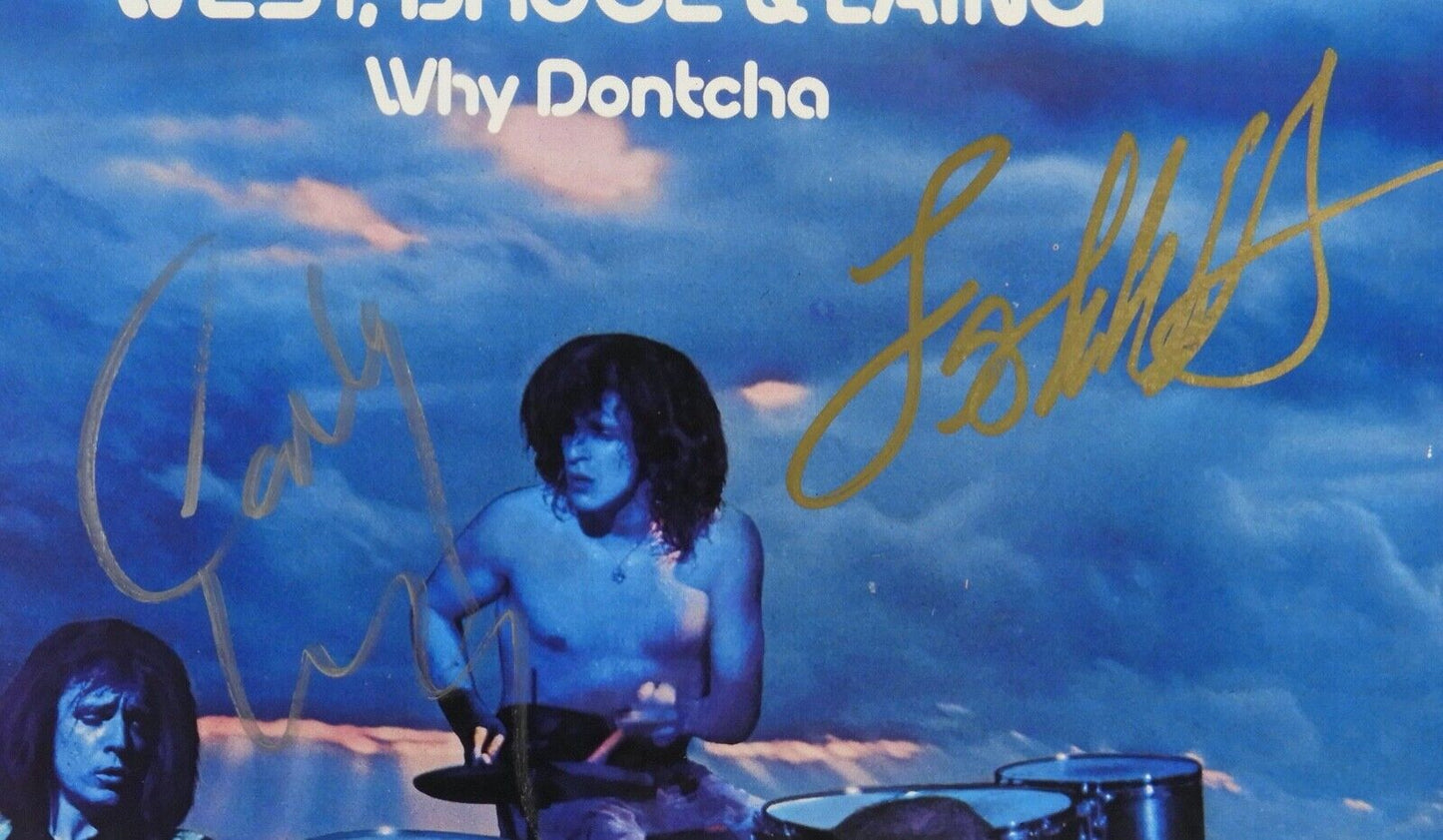 West, Bruce & Laing JSA Signed Autograph Album Vinyl Record Why Dontcha