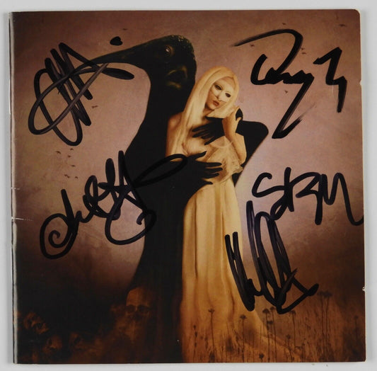 The Agonist signed autograph CD Booklet Once Only Imagined