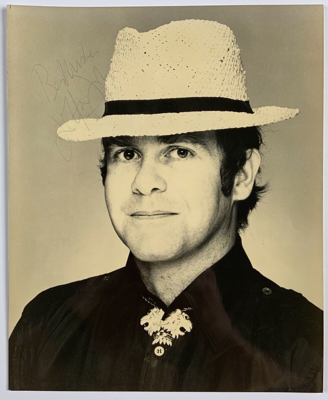 Elton John JSA Signed Autograph Photo 8 x 10