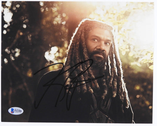 Khary Payton King Ezekiel Walking Dead Autograph Signed Photo Beckett 8 x 10