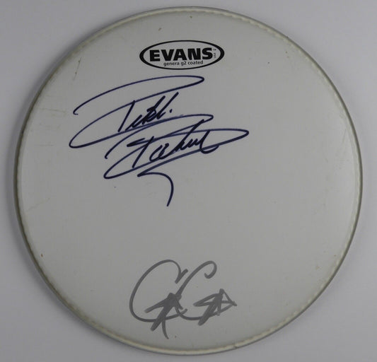 Poison Autograph Signed Drum Head REAL COA 10" Blink 182