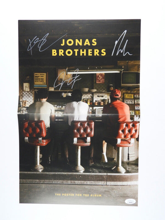 Jonas Brothers JSA Signed Autograph Poster Record LP The Album