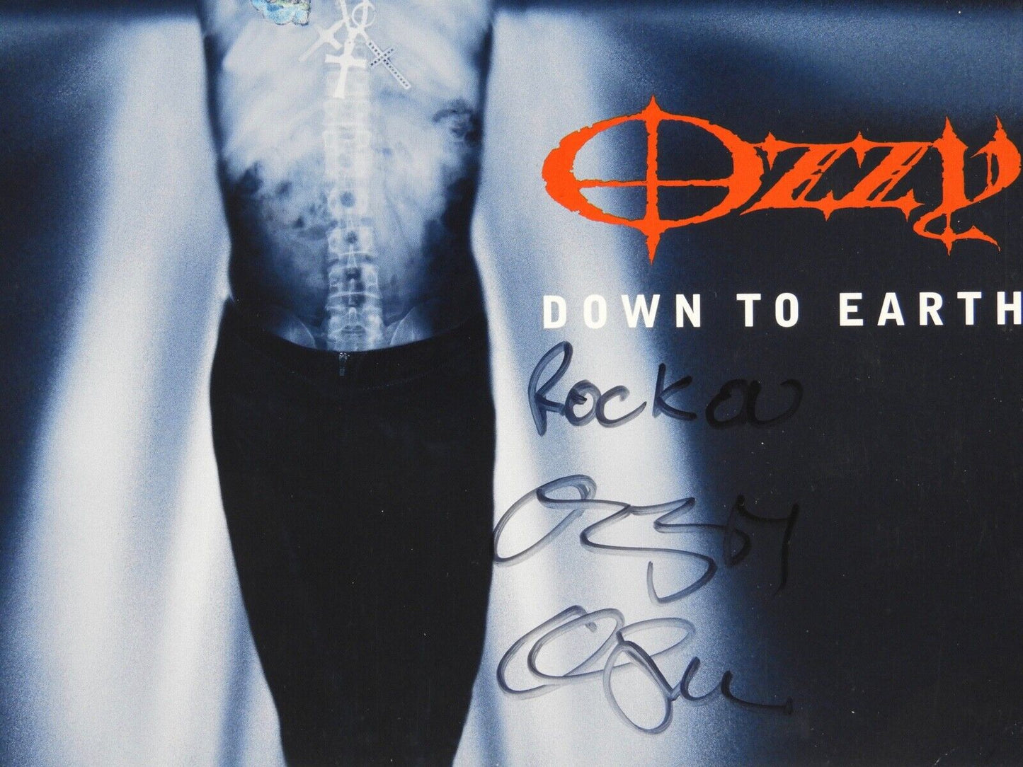 Ozzy Osbourne JSA Signed Autograph Album Flat Down To Earth