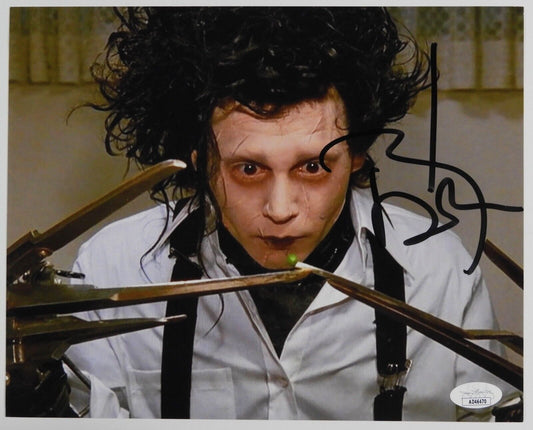Johnny Depp JSA Signed Autograph 8 x 10 photo Edward Scissorhands