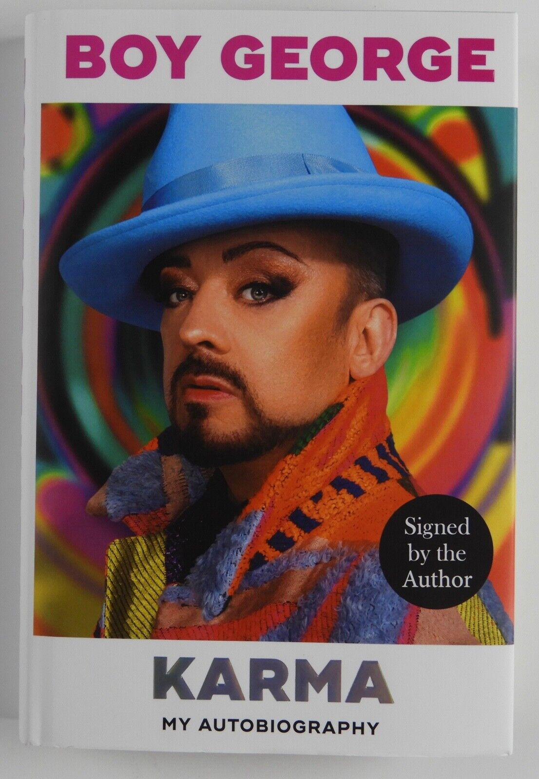 Boy George JSA Autograph Signed Book Karma Culture Club