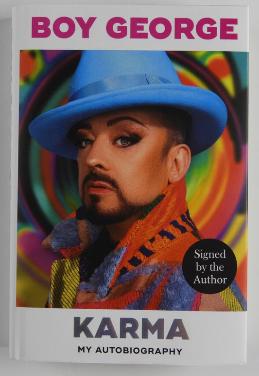 Boy George JSA Autograph Signed Book Karma Culture Club