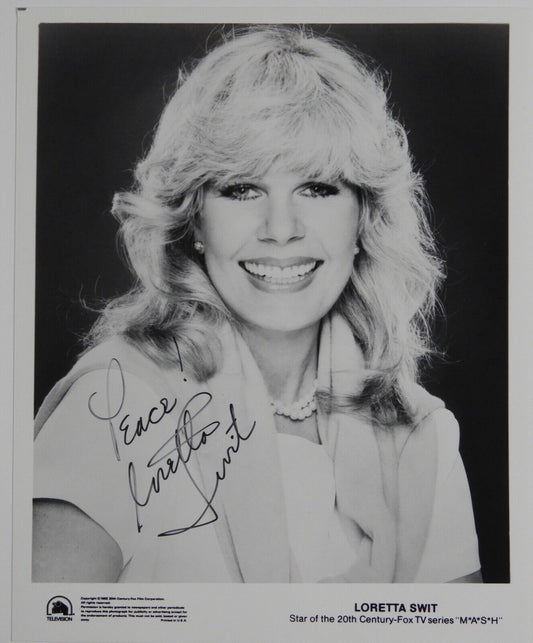 Loretta Swit JSA Signed Autograph Photo 8 x 10 MASH
