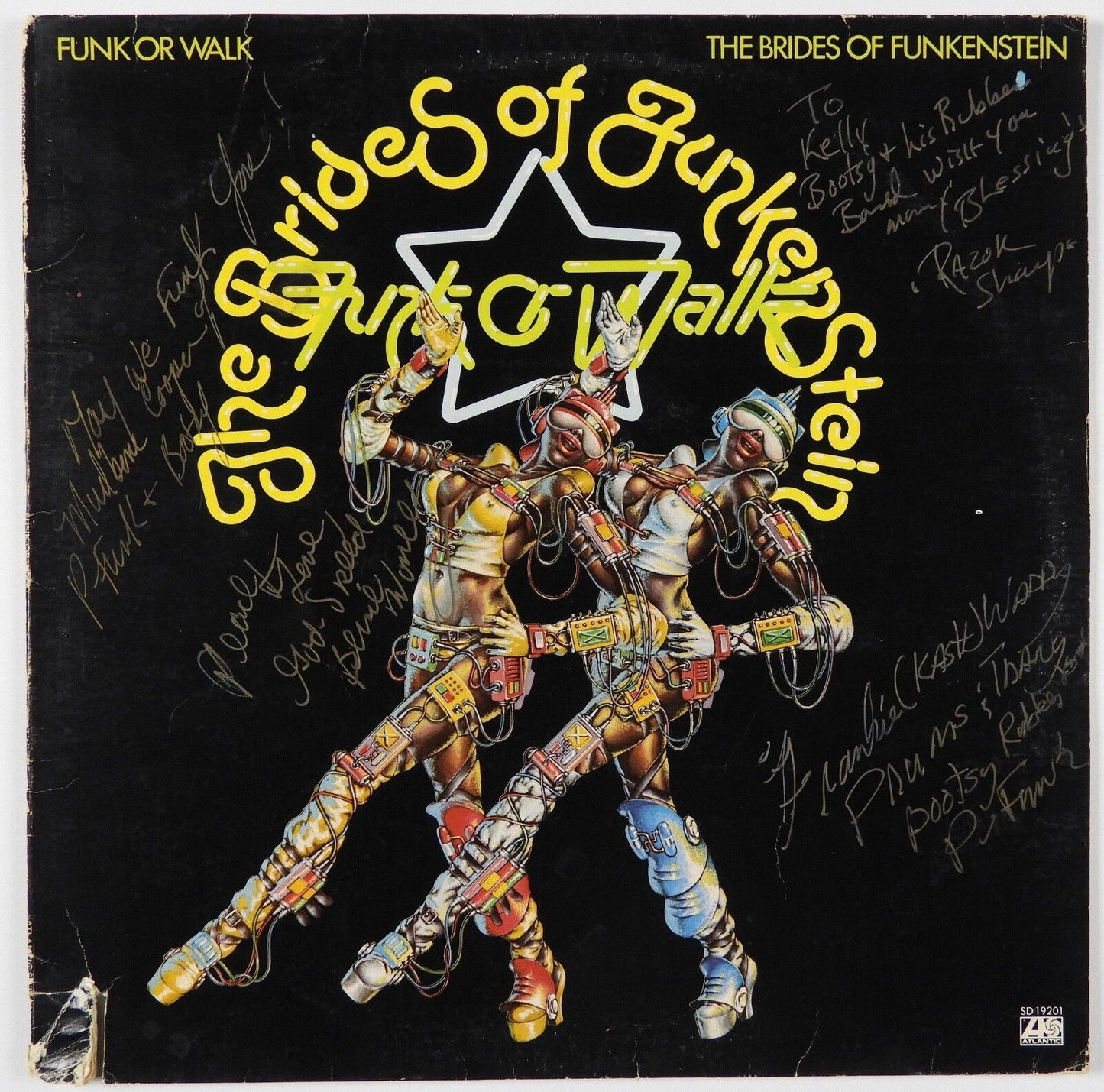 The Brides of Funkenstein Funk Of Walk Signed Autograph Record Album JSA Vinyl