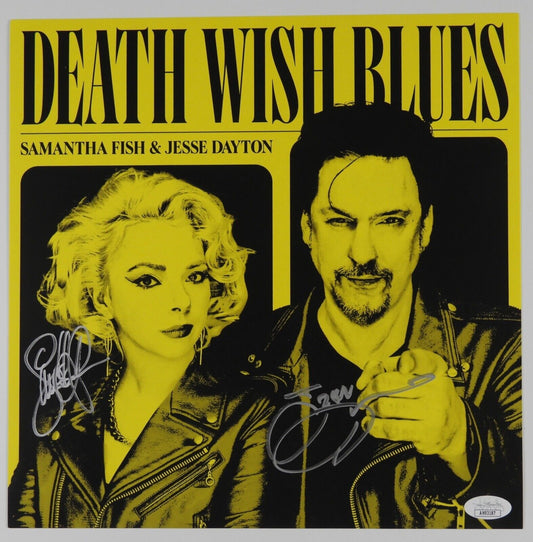 Samantha Fish Jesse Dayton JSA Signed Autograph Album Record Vinyl