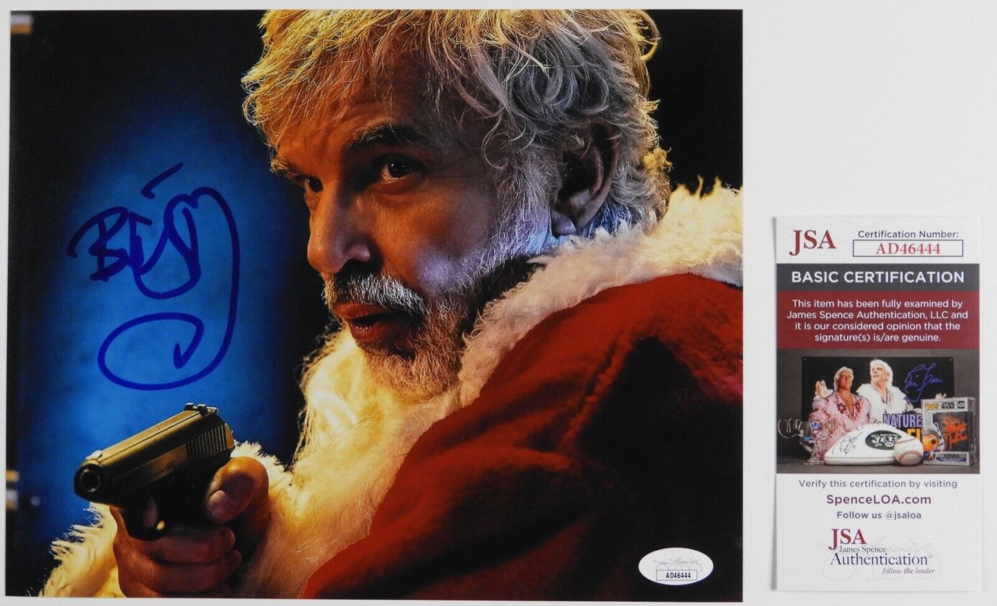 Billy Bob Thorton JSA Signed Autograph Photo 8 x 10 Bad Santa