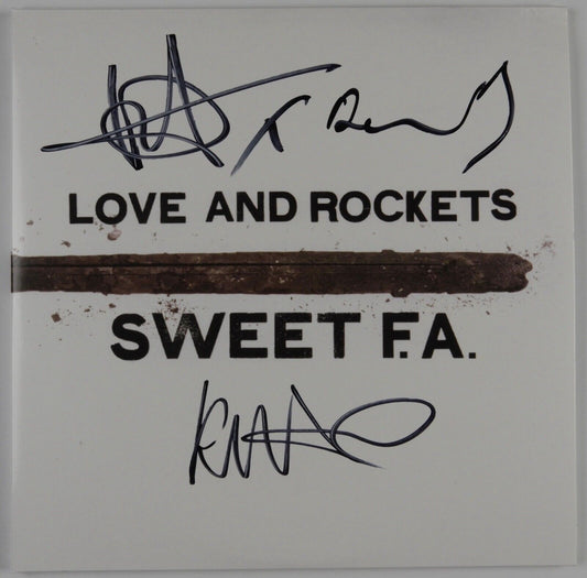 Love And Rockets JSA Fully Signed Autograph Album Record Vinyl Sweet F.A.