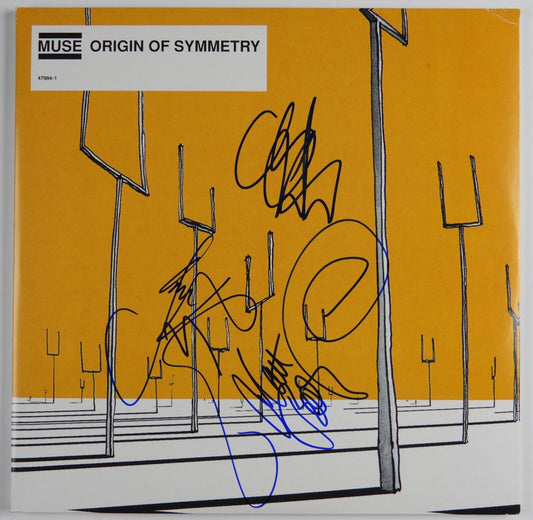MUSE Origin Of Symmetry JSA Fully Group Signed Autograph Record Vinyl Album