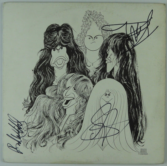 Aerosmith Signed Autograph  Album Record JSA Steven Tyler Whittford Hamilton