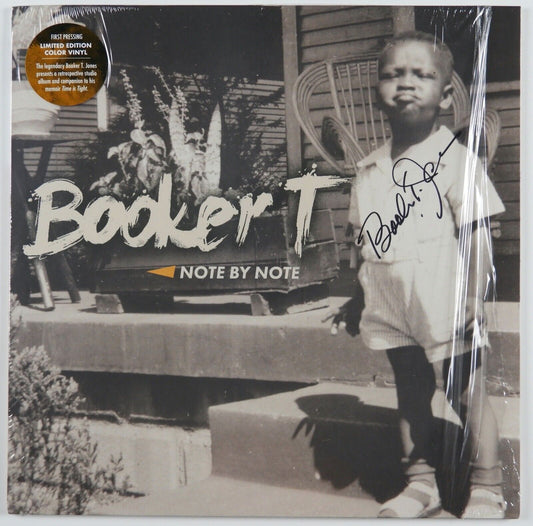 Booker T JSA Signed Autograph Album Record LP Note By Note