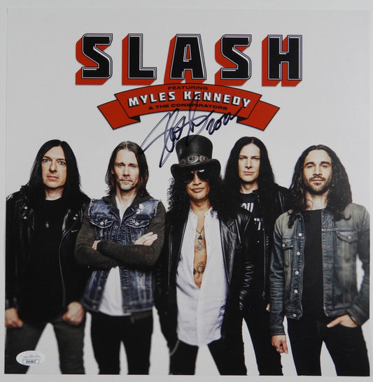 Slash JSA Signed Autograph Album Record Lithograph Guns N' Roses