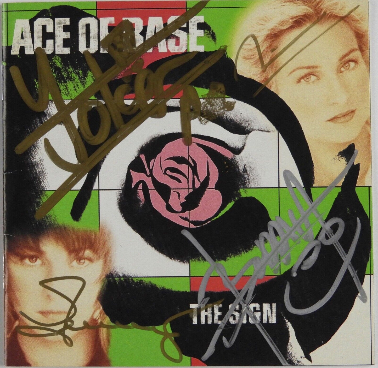 Ace Of Base JSA Fully signed autograph The Sign CD Joker Linn Berggren Jenny Ulf