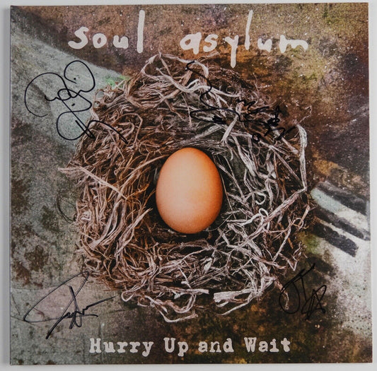 Soul Asylum JSA Fully Autograph Signed Record Album Vinyl Hurry Up And Wait