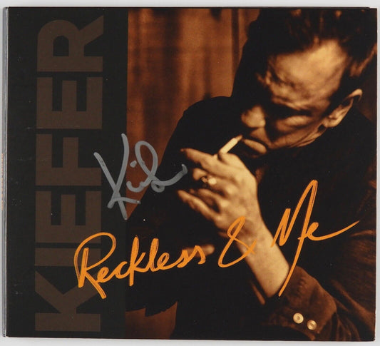 Kiefer Sutherland signed autograph CD Booklet JSA Reckless & Me