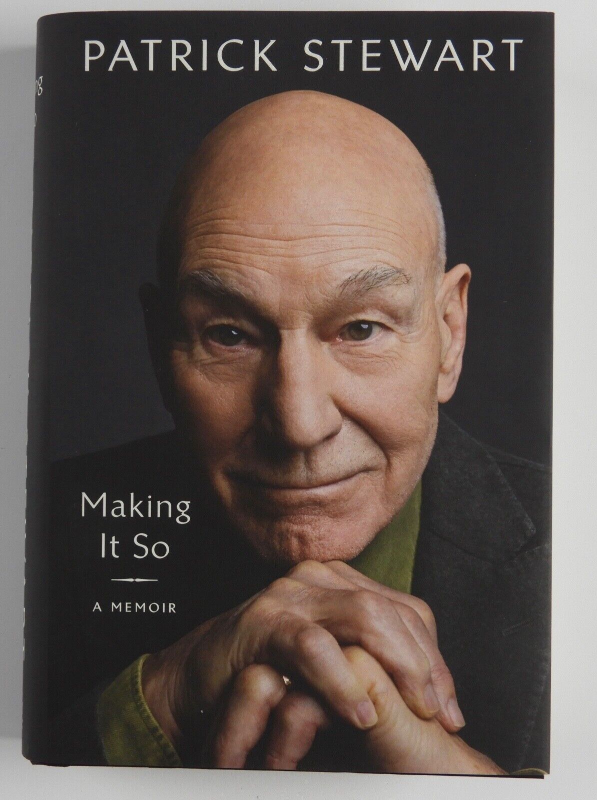 Patrick Stewart JSA Autograph Signed Book Making It So