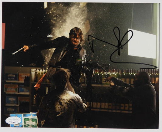 Norman Reedus Daryl The Walking Dead Autograph Signed Photo JSA COA 8 x10