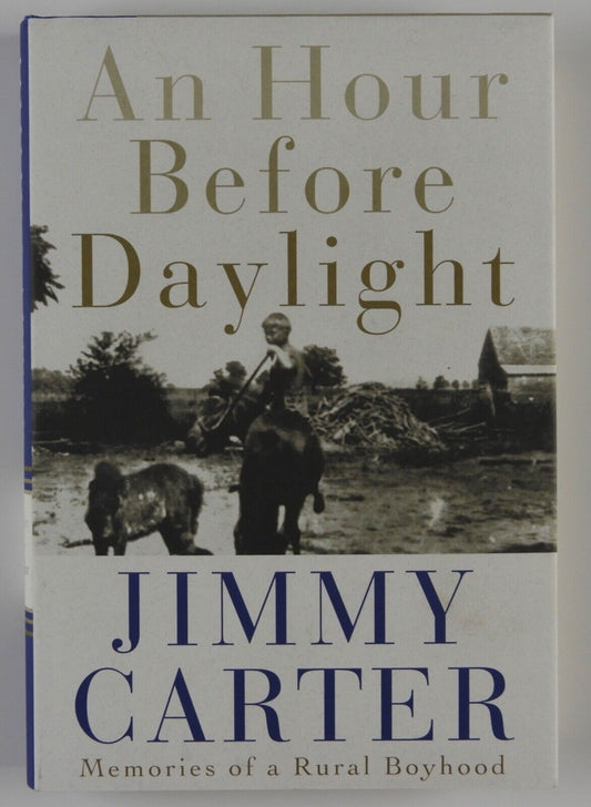 Jimmy Carter JSA Signed Autograph Book A Hour Before Daylight
