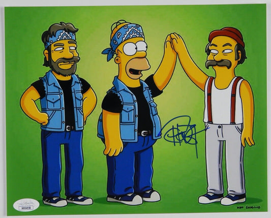 Tommy Chong Autograph Signed Photo JSA Photo 8 x 10 Cheech and Chong Simpsons