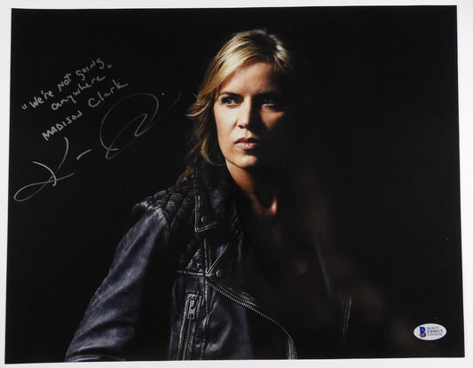 Fear The Walking Dead Madison Kim Dickens Autograph Signed Photo Beckett 11 x 14