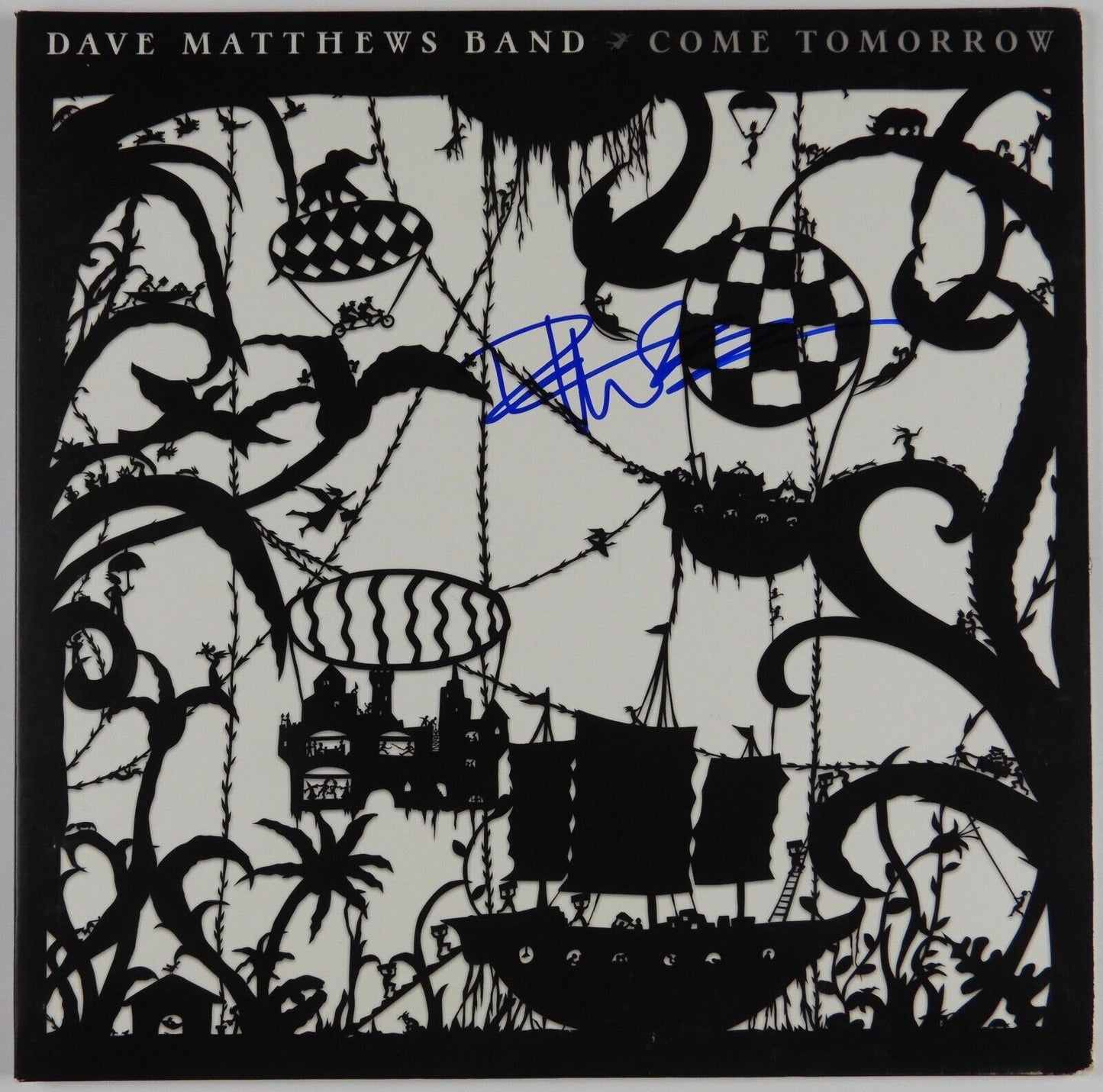 Dave Matthews Band JSA Autograph Signed Record Album Come Tomorrow