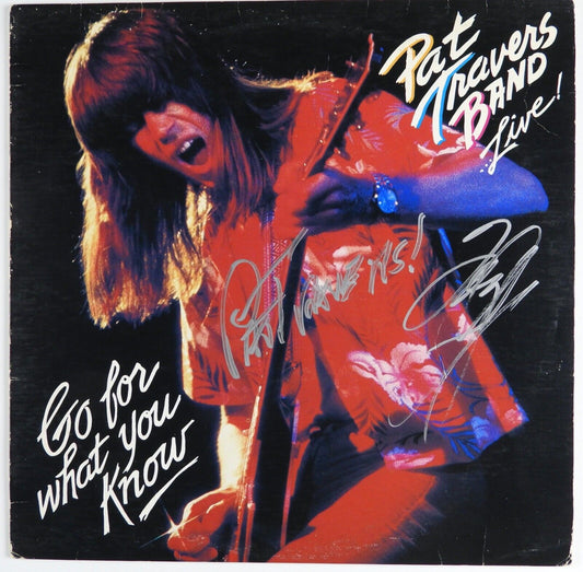 Pat Travers JSA Signed Autograph Album Vinyl Record Band Live Tommy Aldridge