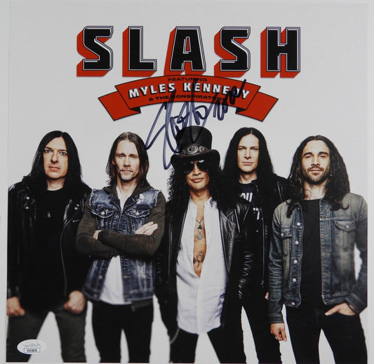 Slash JSA Signed Autograph Album Record Lithograph Guns N' Roses