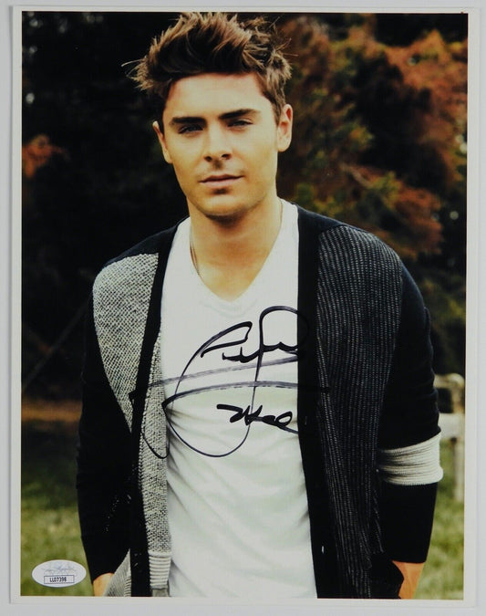 ZAC EFRON JSA Autograph Signed Photo 8.5 x 11 High School Musical