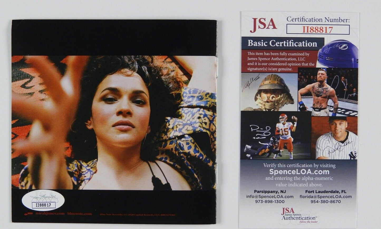Norah Jones JSA Signed Autograph CD Booklet Pick Me Up Off The Floor