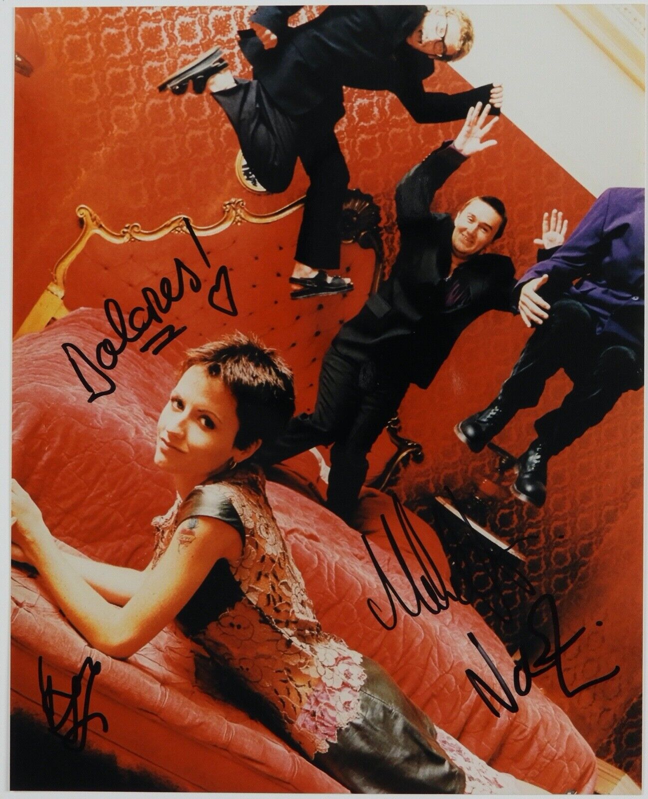 Cranberries Fully  JSA Signed Autograph  8 x 10 Dolores O'Riordan Mike Hogan +