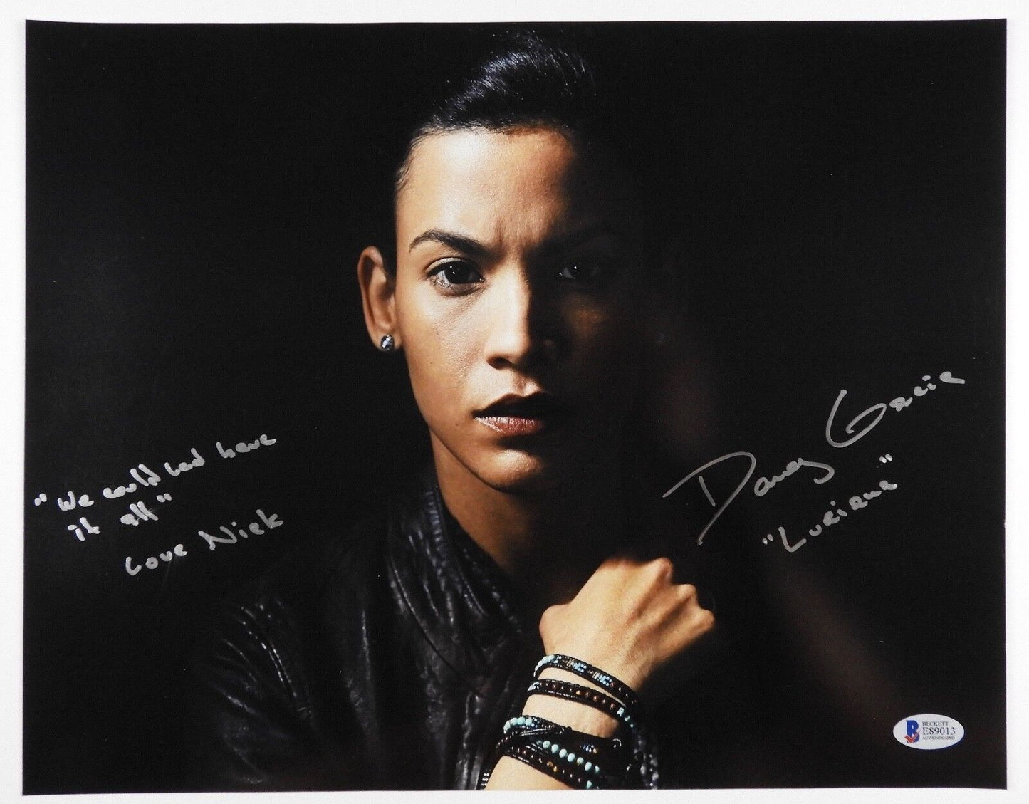 Fear The Walking Dead Danay Garcia Autograph Signed Photo Beckett 11 x 14