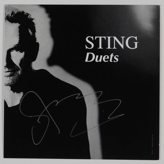 Sting JSA Signed Autograph CD Duets