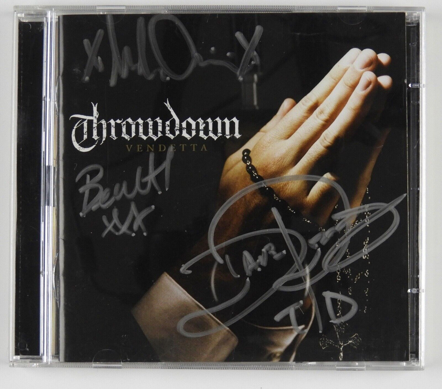 Throwdown signed autograph CD Vendetta