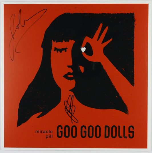 The Goo Goo Dolls JSA Signed Autograph Album LP Record Johnny Rzeznik Robby