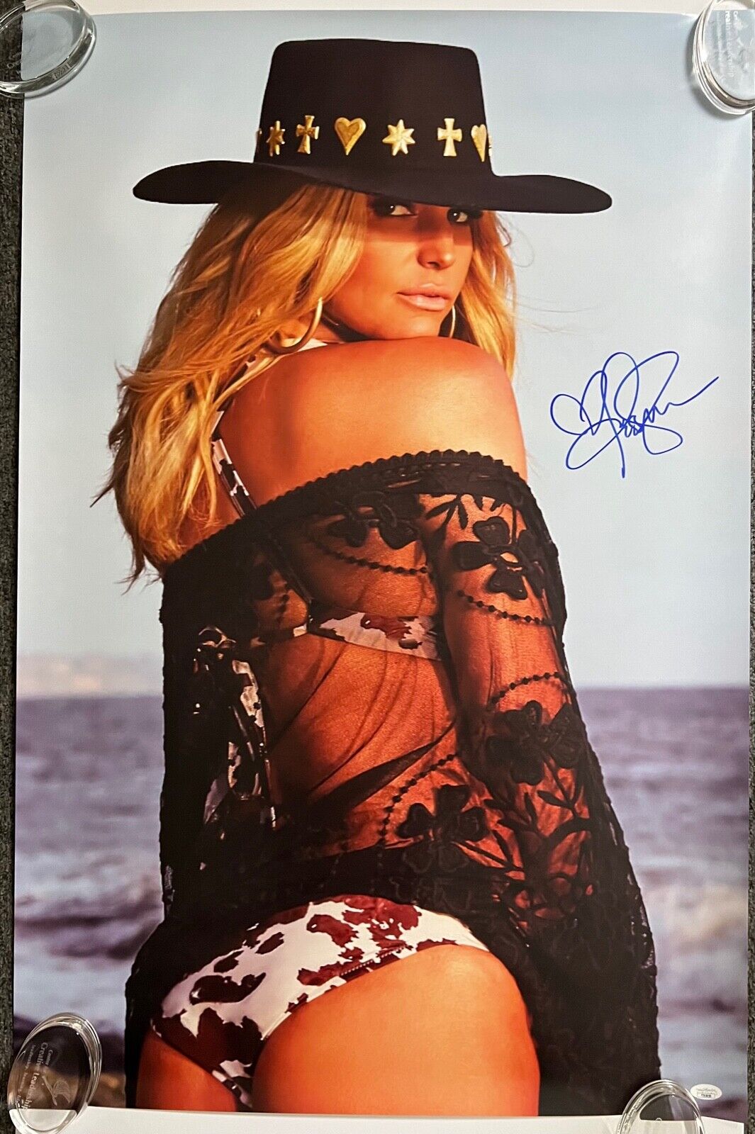 Jessica Simpson Signed Autograph Poster Limited Edition