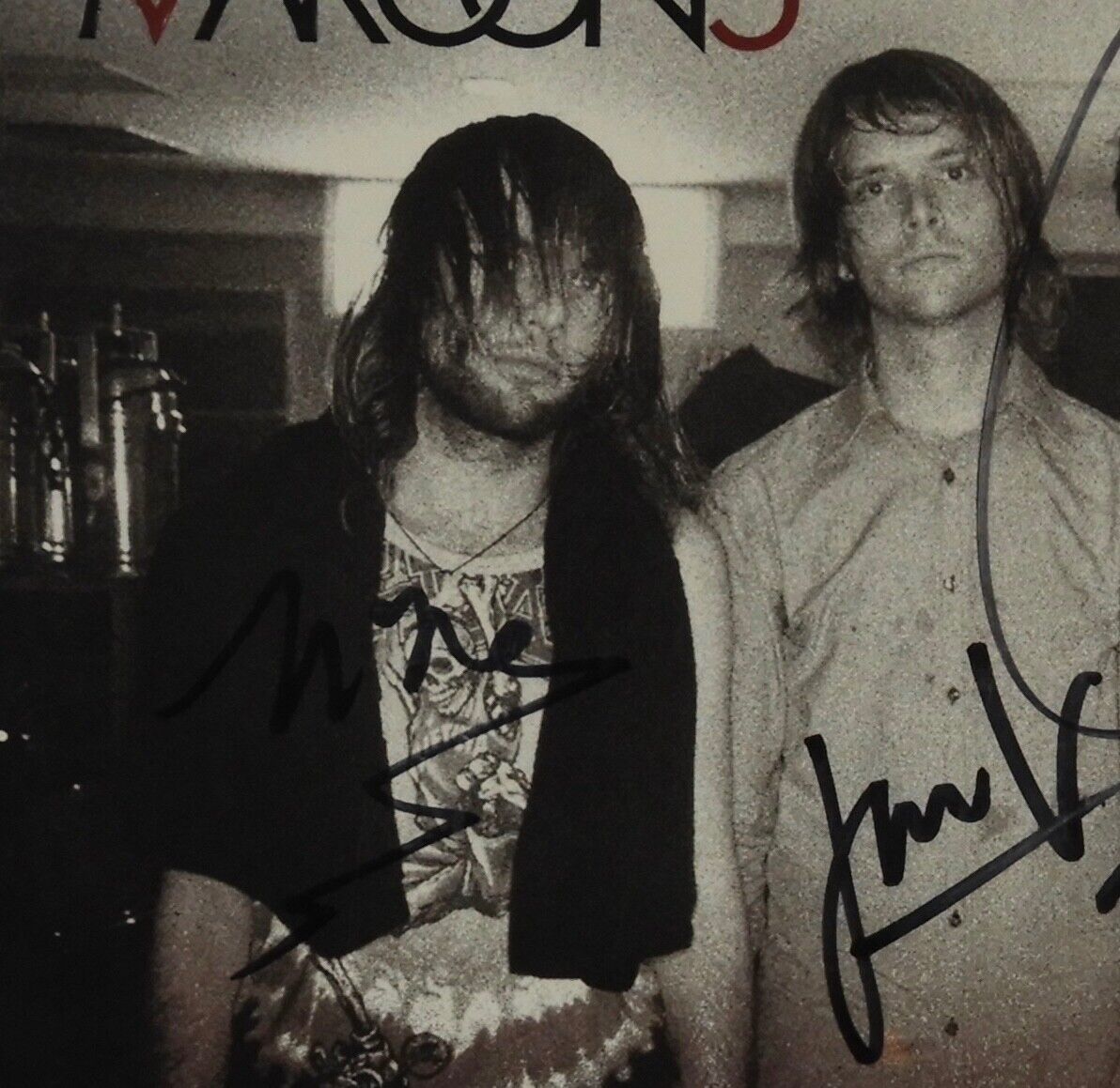 Maroon 5 Fully  JSA Autograph Signed Book Midnight Miles Adam Levine