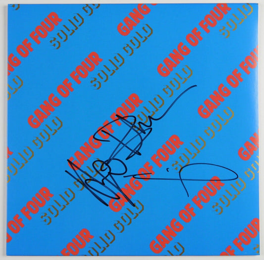 Gang Of Four JSA Signed Autograph Album Record Hugo Burnham Jon King Solid Gold