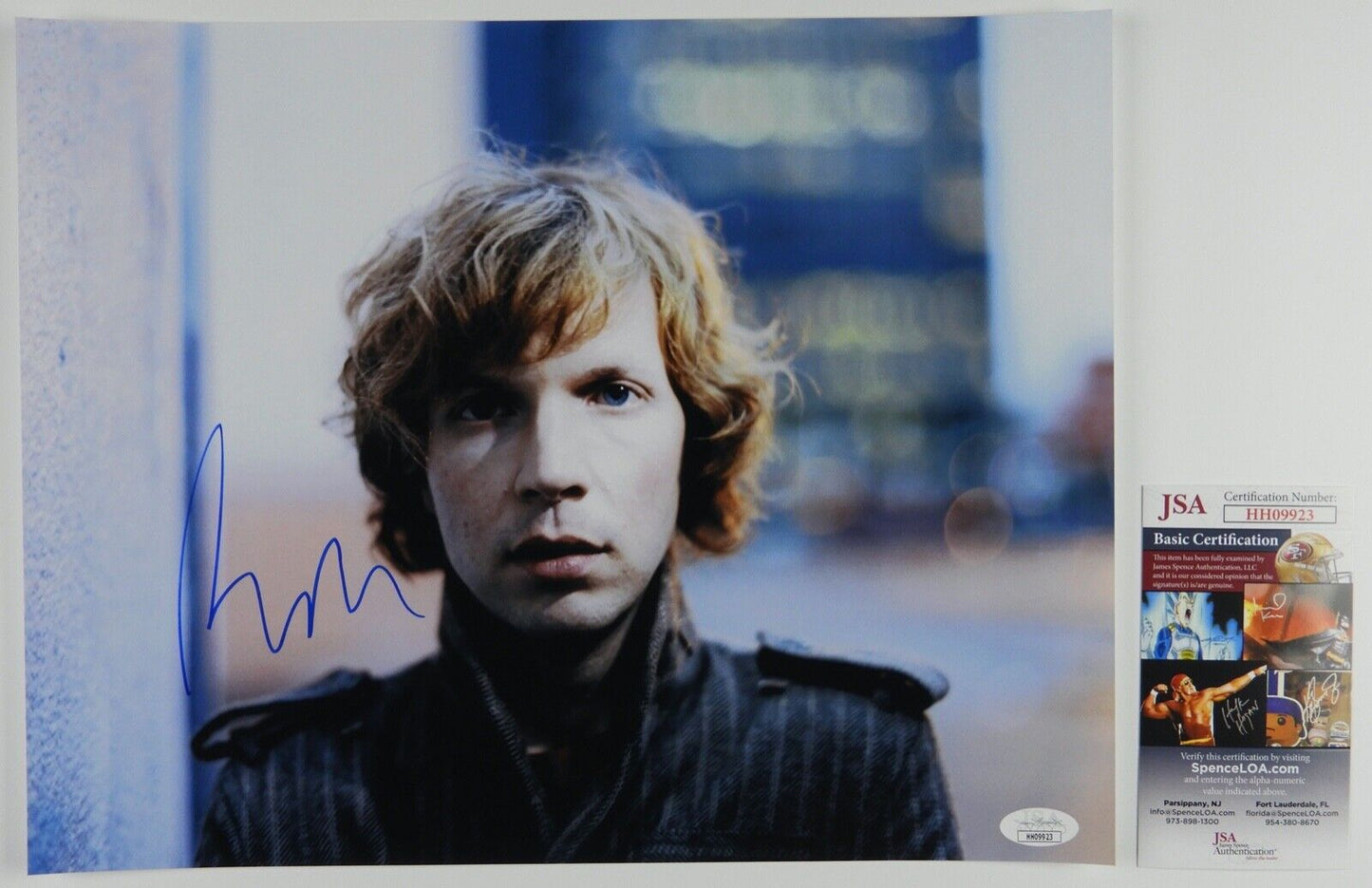 Beck JSA 11x14 Autograph Signed Photo