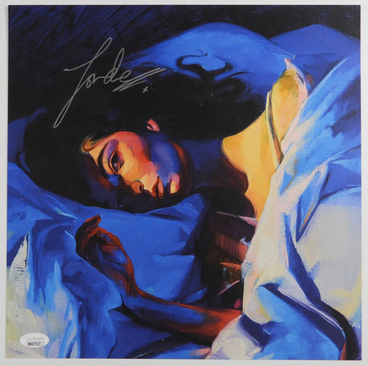 Lorde Autograph JSA Signed 12 x 12 Lithograph Solar Power