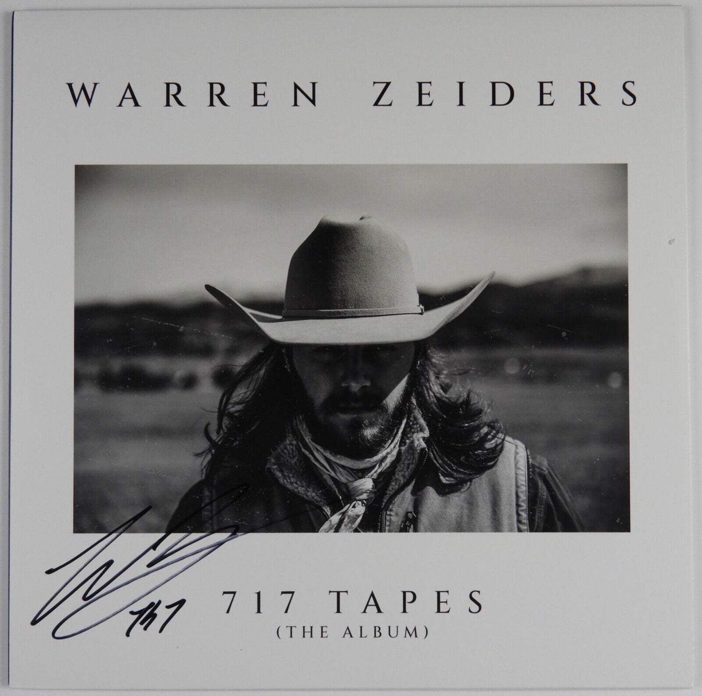 Warren Zeiders JSA Signed Autograph Record Album 717 Tapes The Album