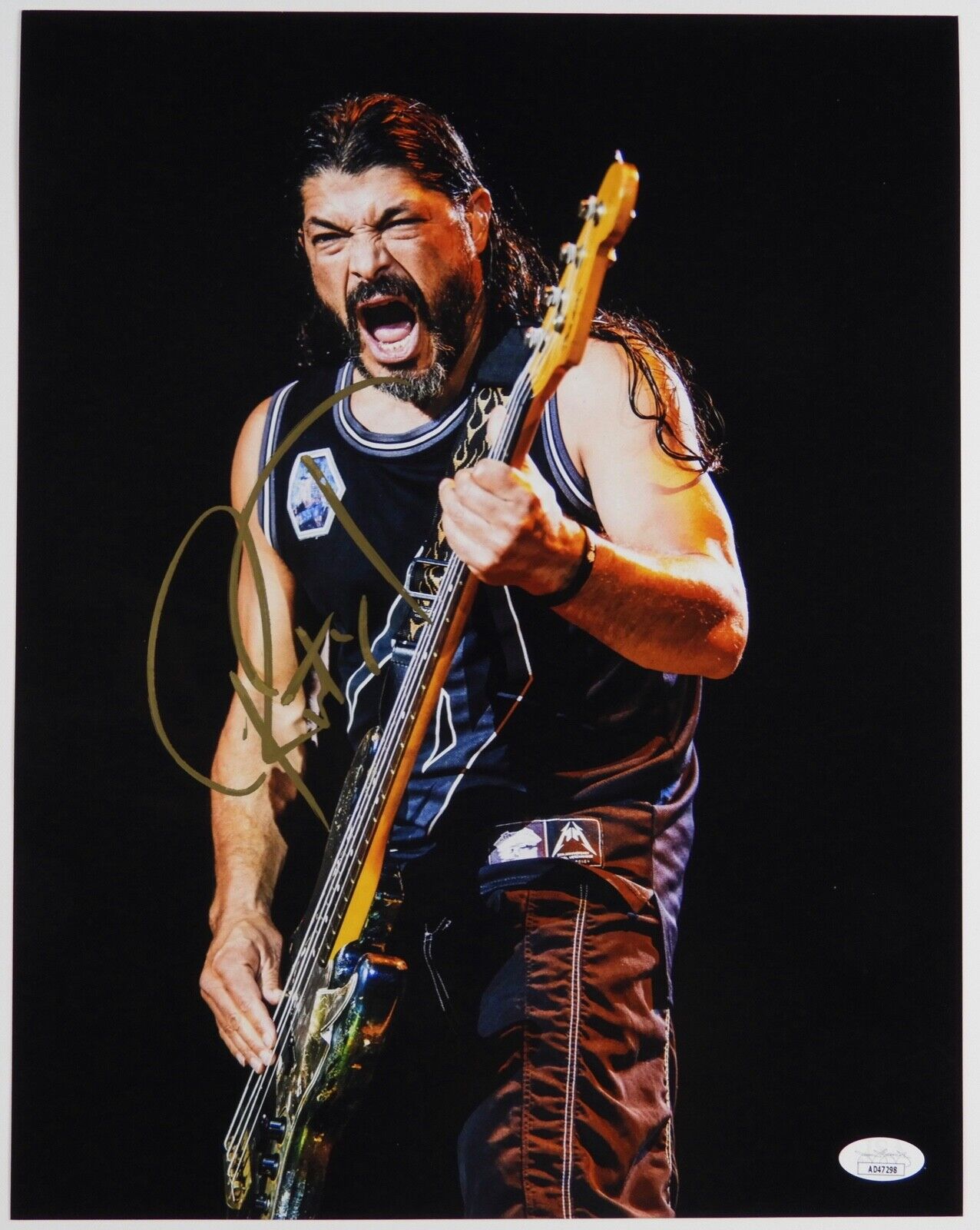 Robert Trujillo JSA Signed Autograph Photo 11 x 14 Metallica