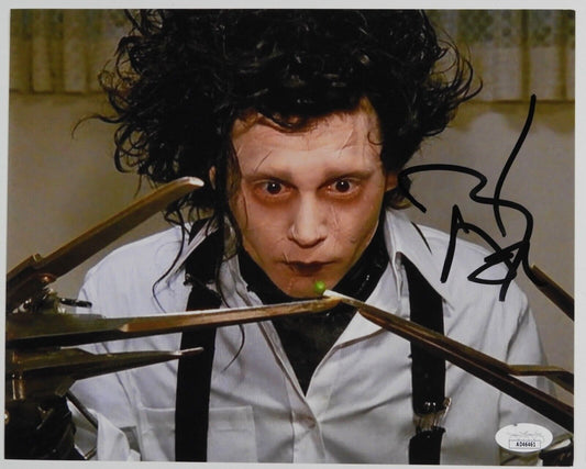 Johnny Depp JSA Signed Autograph 8 x 10 photo Edward Scissorhands