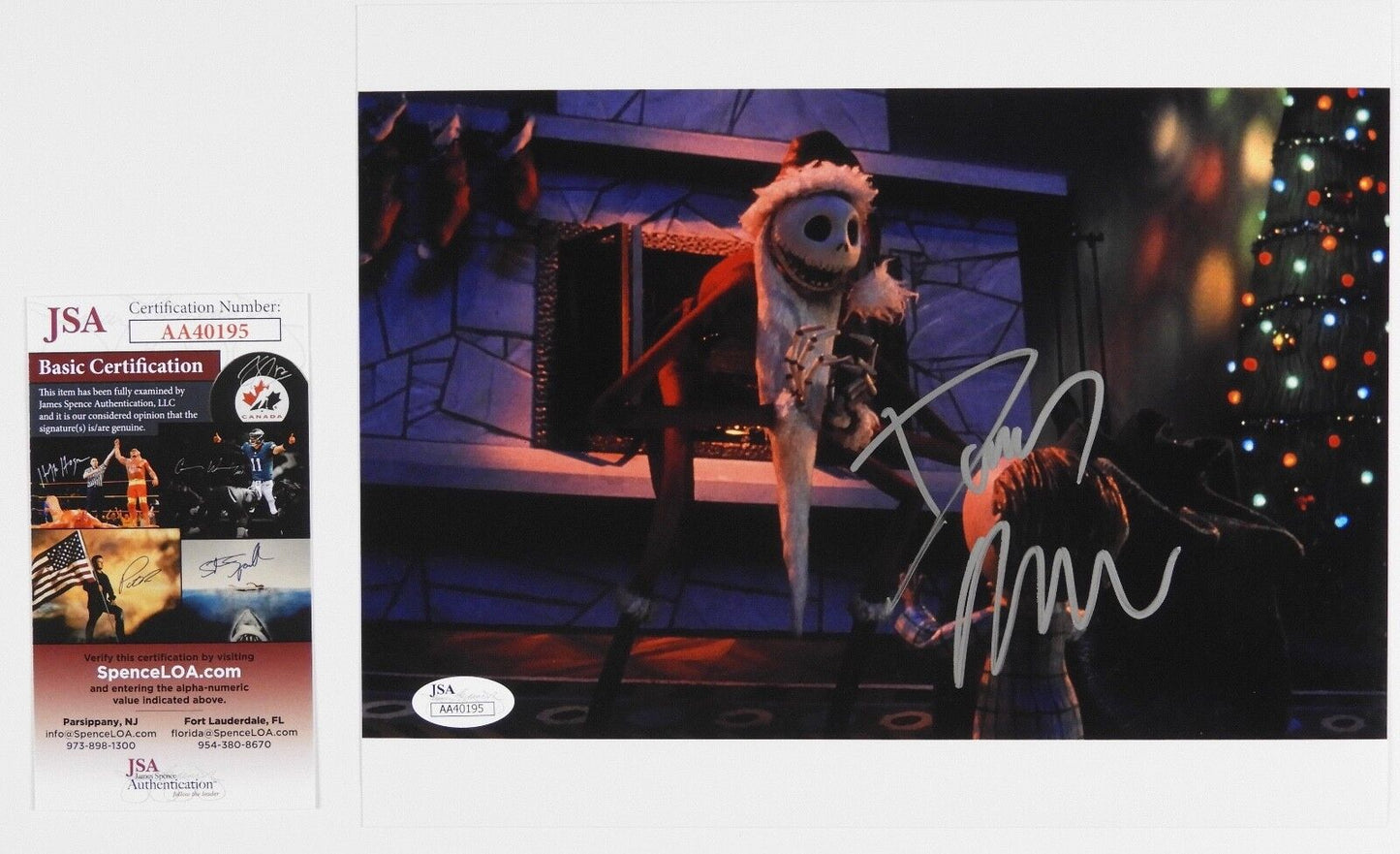 Danny Elfman The Nightmare Before Christmas signed autograph 8 x 10 Photo JSA