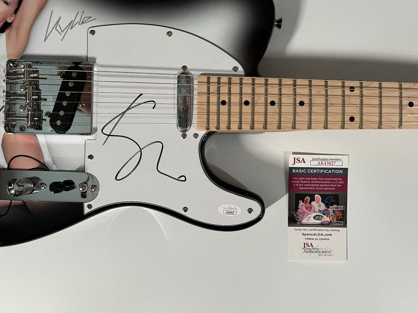 Kylie Minogue JSA Signed Autograph Telecaster Guitar