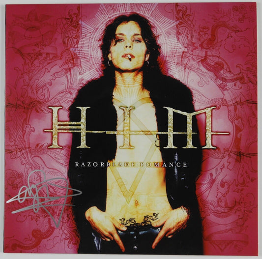 Ville Valo HIM JSA Signed Autograph Album Record Vinyl Razorblade Romance